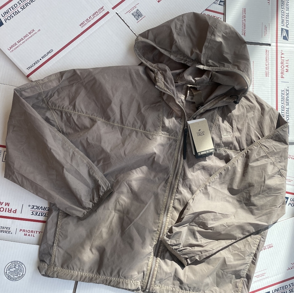 Nike Tan Hooded Jacket